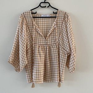 PRICE DROP NWOT - Petal & Pup - Boho Blouse